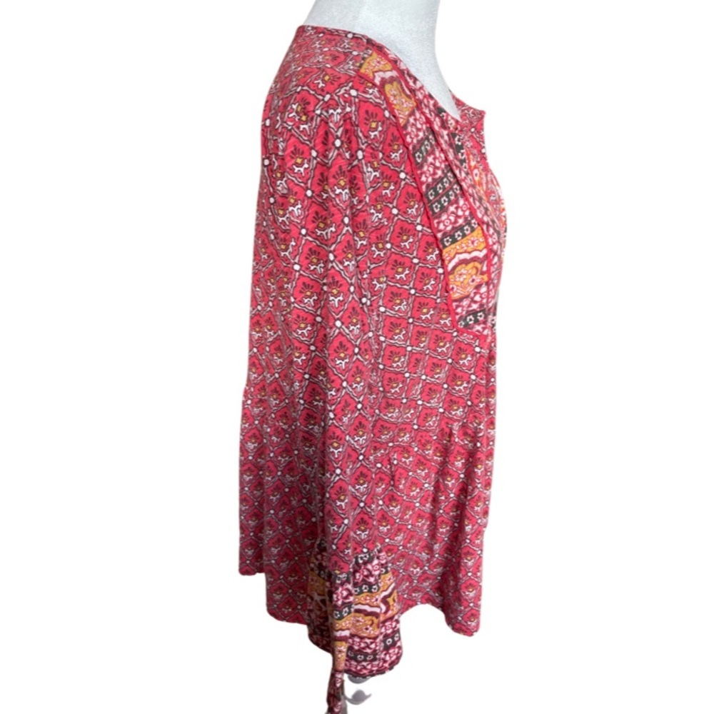 Style & Co patterned top with arm detail XL - Picture 2 of 4